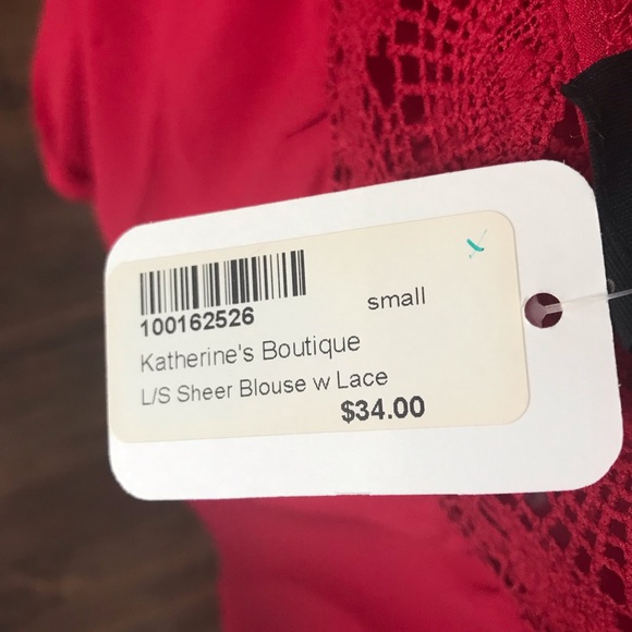 Red blouse - Picture 3 of 3